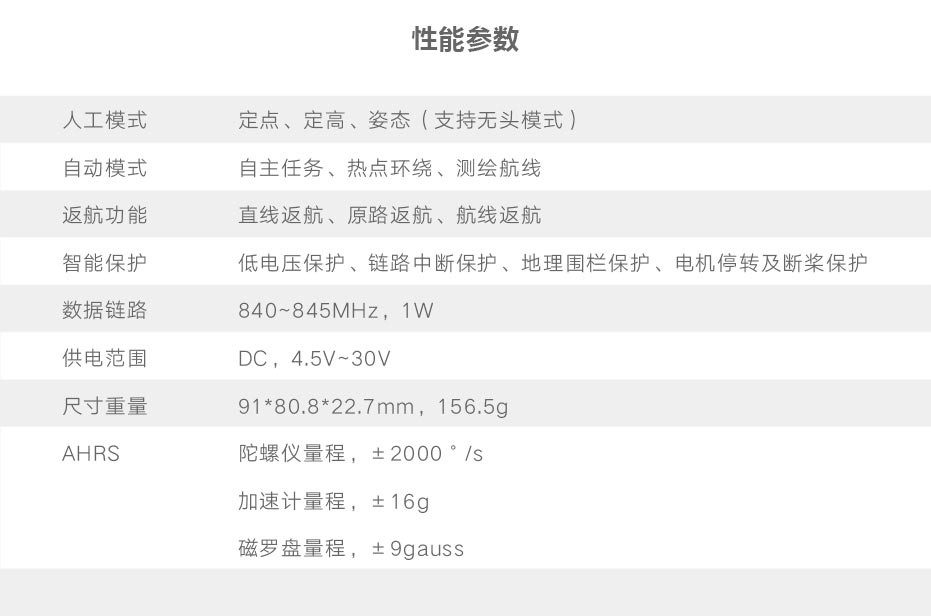 EWISE V3 多旋翼無人機(jī)飛(fēi)控系統(圖4)